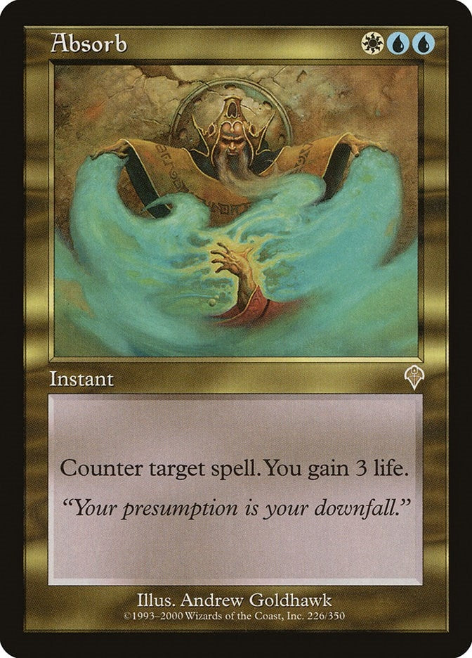 Image for Absorb (226) (Invasion) - Magic: The Gathering