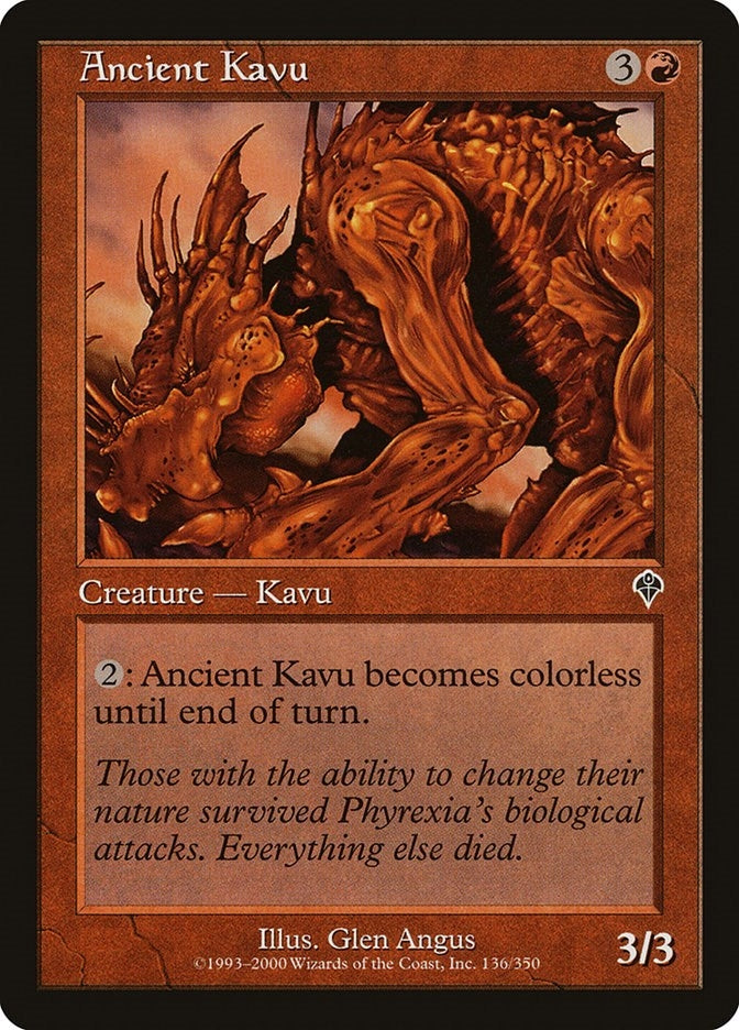 Image for Ancient Kavu (136) (Invasion) - Magic: The Gathering