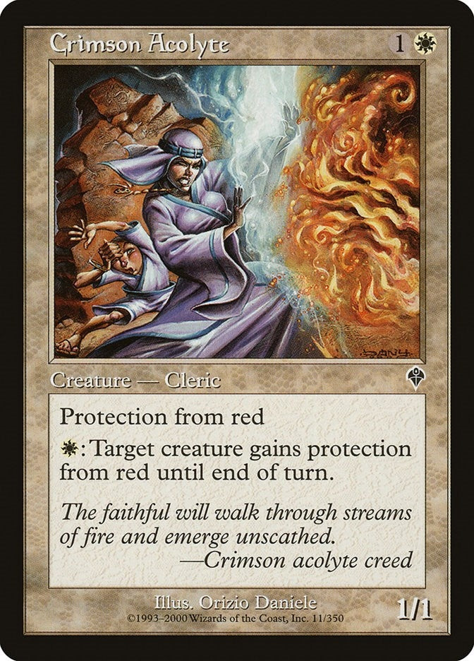 Image for Crimson Acolyte (11) (Invasion) - Magic: The Gathering