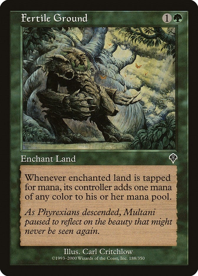 Image for Fertile Ground (188) (Invasion) - Magic: The Gathering