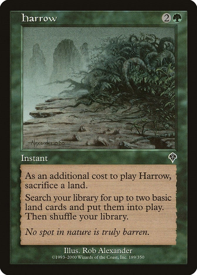 Image for Harrow (189) (Invasion) - Magic: The Gathering