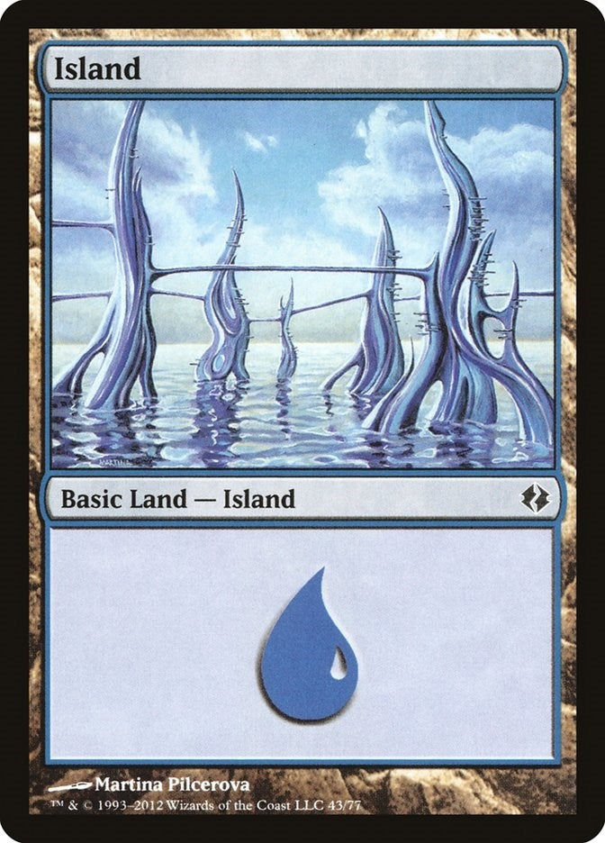 Image for Island (43) (43) (Venser vs. Koth) - Magic: The Gathering