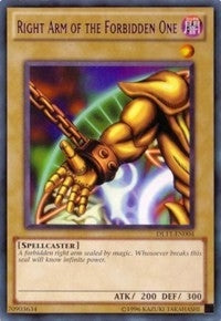 Image for Right Arm of the Forbidden One (Purple) (DL11-EN004) (DL) - YuGiOh