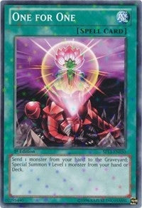 Image for One for One (Starfoil) (SP13-EN050) (SP13) - YuGiOh