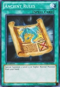 Image for Ancient Rules (YSYR-EN034) (YSYR) - YuGiOh
