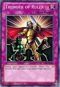 Image for Thunder of Ruler (AP01-EN023) (AP01) - YuGiOh