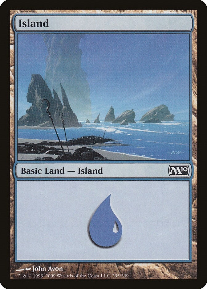 Image for Island (235) (235) (Magic 2010 (M10)) - Magic: The Gathering