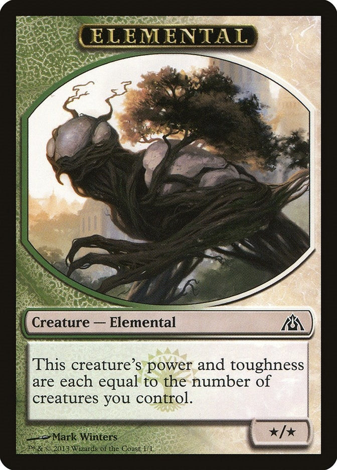 Image for Elemental Token (1) (Dragon's Maze) - Magic: The Gathering
