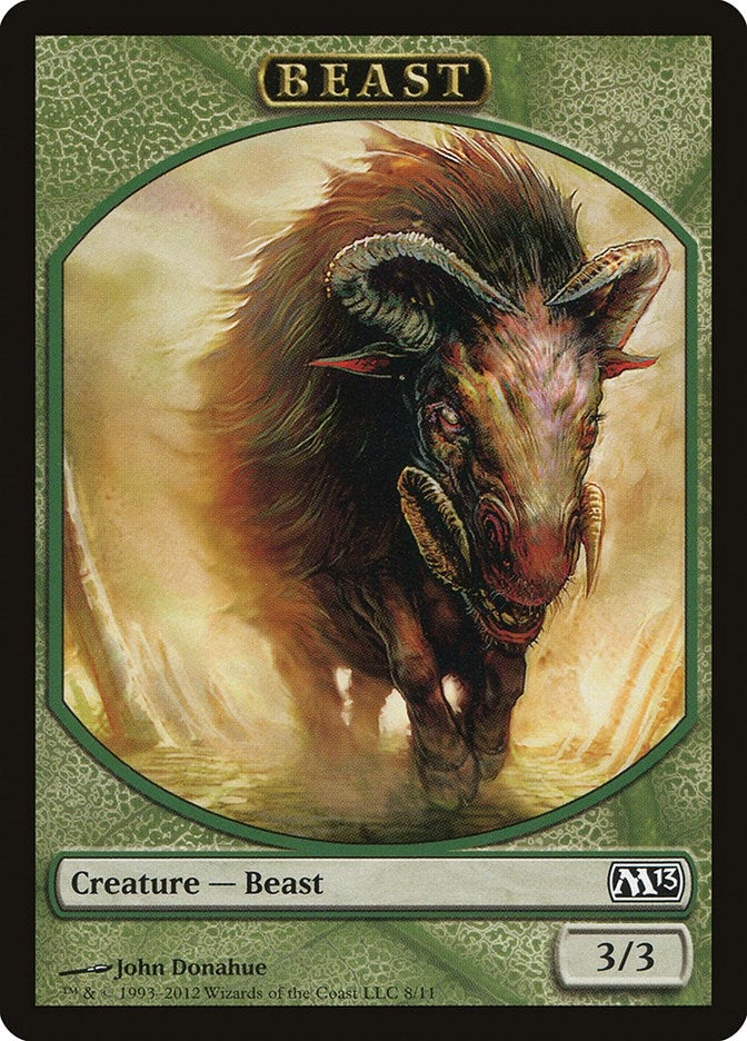Image for Beast Token (8) (Magic 2013 (M13)) - Magic: The Gathering