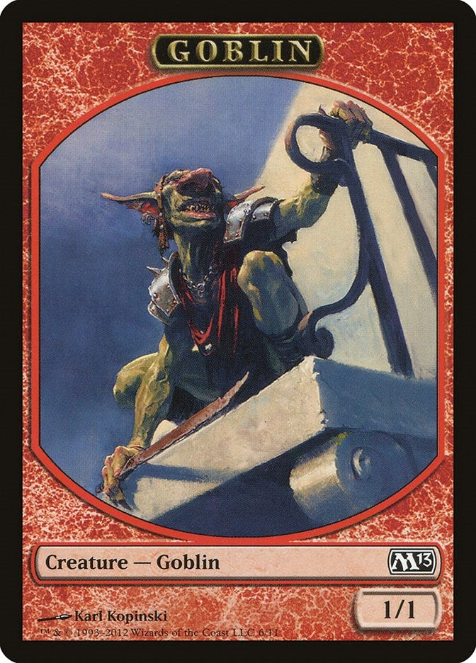 Image for Goblin Token (6) (Magic 2013 (M13)) - Magic: The Gathering