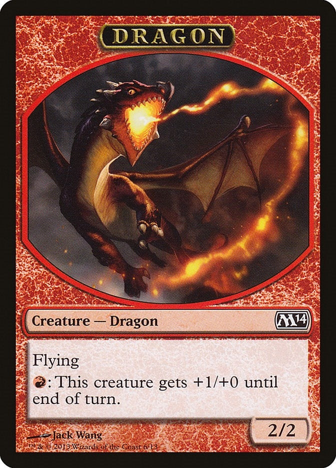 Image for Dragon Token (6) (Magic 2014 (M14)) - Magic: The Gathering