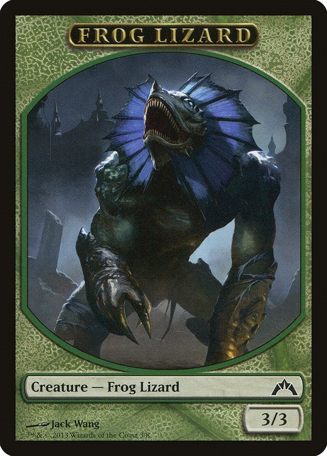 Image for Frog Lizard Token (3) (Gatecrash) - Magic: The Gathering