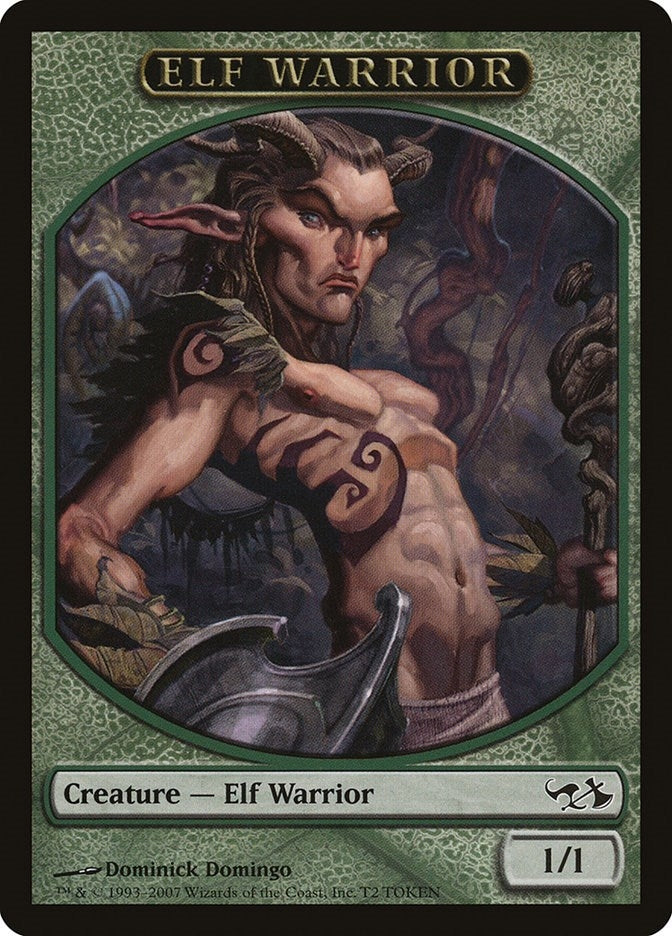 Image for Elf Warrior Token (T2) (Elves vs. Goblins) - Magic: The Gathering