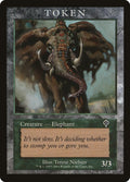 Image for Elephant Token (INV) (Magic Player Rewards) - Magic: The Gathering