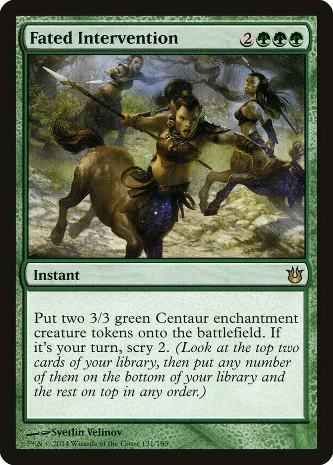 Image for Fated Intervention (121) (Born of the Gods) - Magic: The Gathering