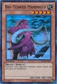 Image for Big-Tusked Mammoth (BPW2-EN013) (BPW2) - YuGiOh