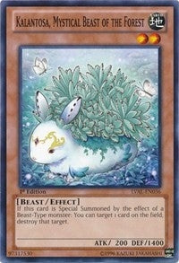 Image for Kalantosa, Mystical Beast of the Forest (LVAL-EN036) (LVAL) - YuGiOh