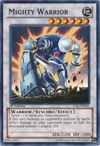 Image for Mighty Warrior (LVAL-EN096) (LVAL) - YuGiOh