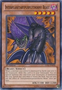Image for Interplanetarypurplythorny Beast (LVAL-EN098) (LVAL) - YuGiOh