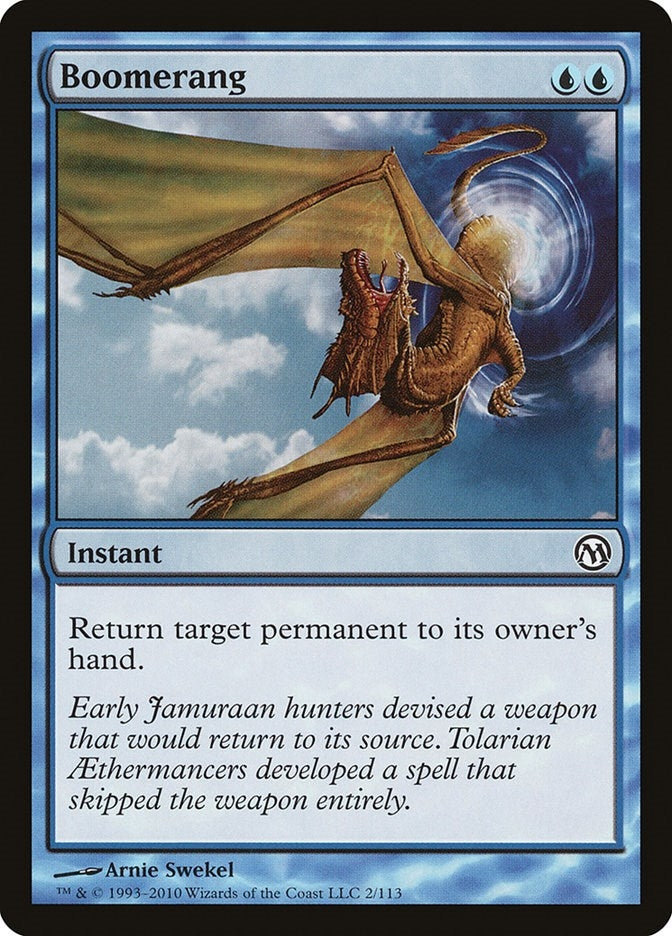 Image for Boomerang (2) (Duels of the Planeswalkers) - Magic: The Gathering
