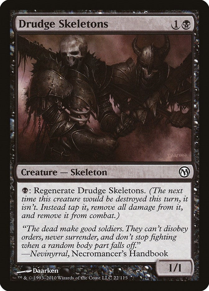 Image for Drudge Skeletons (22) (Duels of the Planeswalkers) - Magic: The Gathering