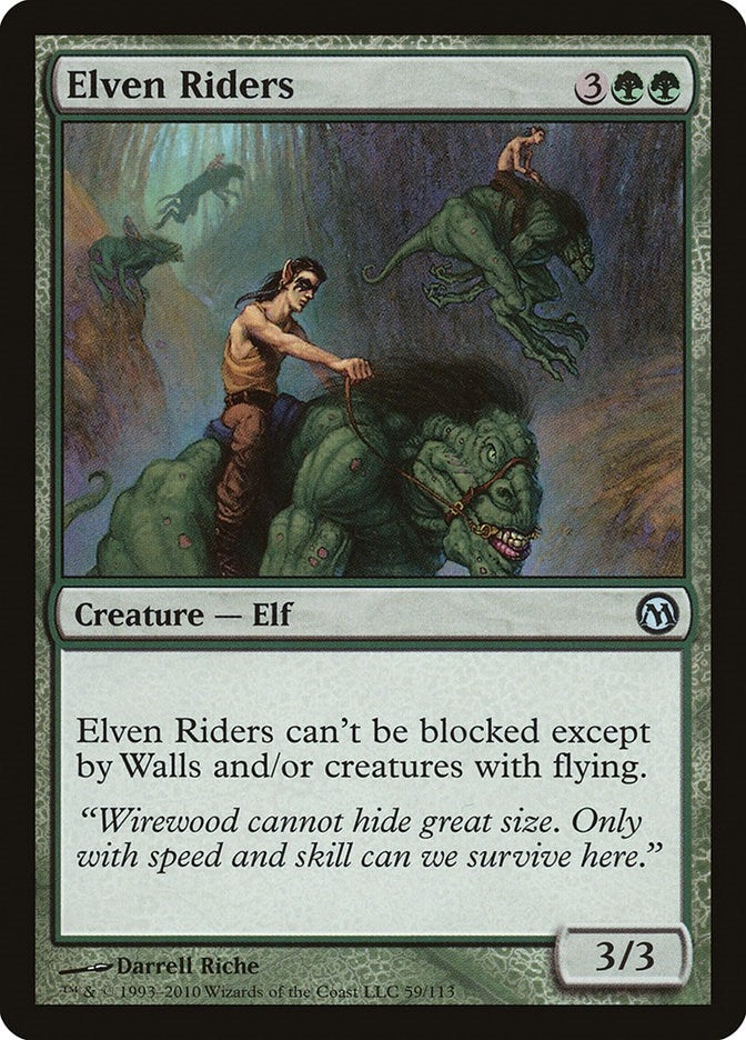 Image for Elven Riders (59) (Duels of the Planeswalkers) - Magic: The Gathering