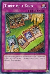 Image for Three of a Kind (SDCR-EN031) (SDCR) - YuGiOh
