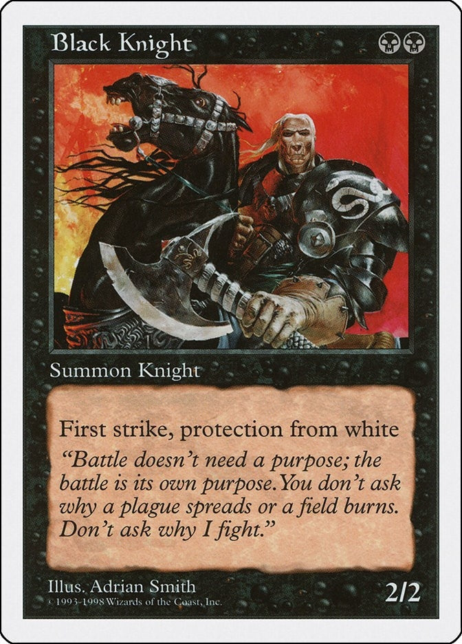 Image for Black Knight (7) (Anthologies) - Magic: The Gathering