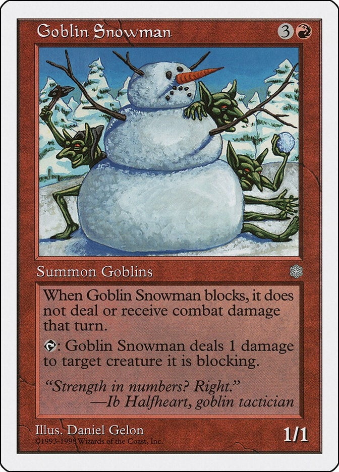 Image for Goblin Snowman (15) (Anthologies) - Magic: The Gathering