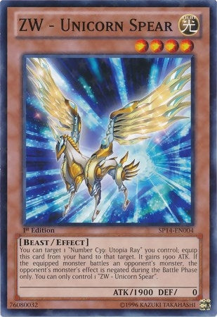 Image for ZW - Unicorn Spear (Starfoil) (SP14-EN004) (SP14) - YuGiOh