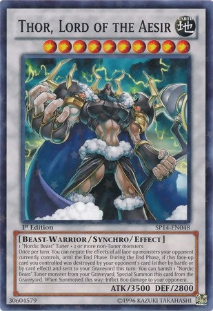 Image for Thor, Lord of the Aesir (Starfoil) (SP14-EN048) (SP14) - YuGiOh