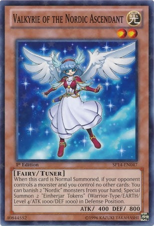Image for Valkyrie of the Nordic Ascendant (Starfoil) (SP14-EN047) (SP14) - YuGiOh