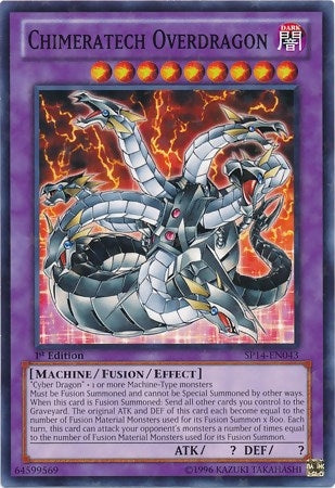 Image for Chimeratech Overdragon (Starfoil) (SP14-EN043) (SP14) - YuGiOh