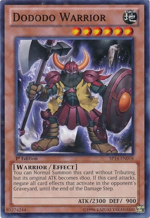 Image for Dododo Warrior (Starfoil) (SP14-EN018) (SP14) - YuGiOh