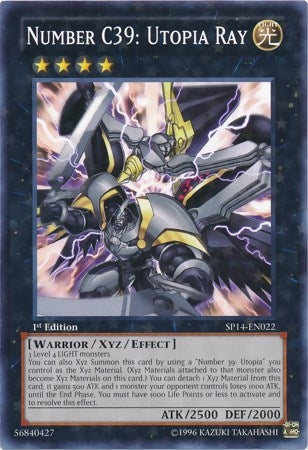Image for Number C39: Utopia Ray (Starfoil) (SP14-EN022) (SP14) - YuGiOh