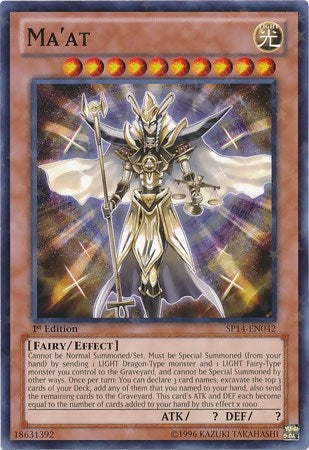 Image for Ma'at (Starfoil) (SP14-EN042) (SP14) - YuGiOh