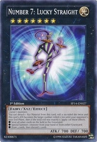 Image for Number 7: Lucky Straight (SP14-EN027) (SP14) - YuGiOh