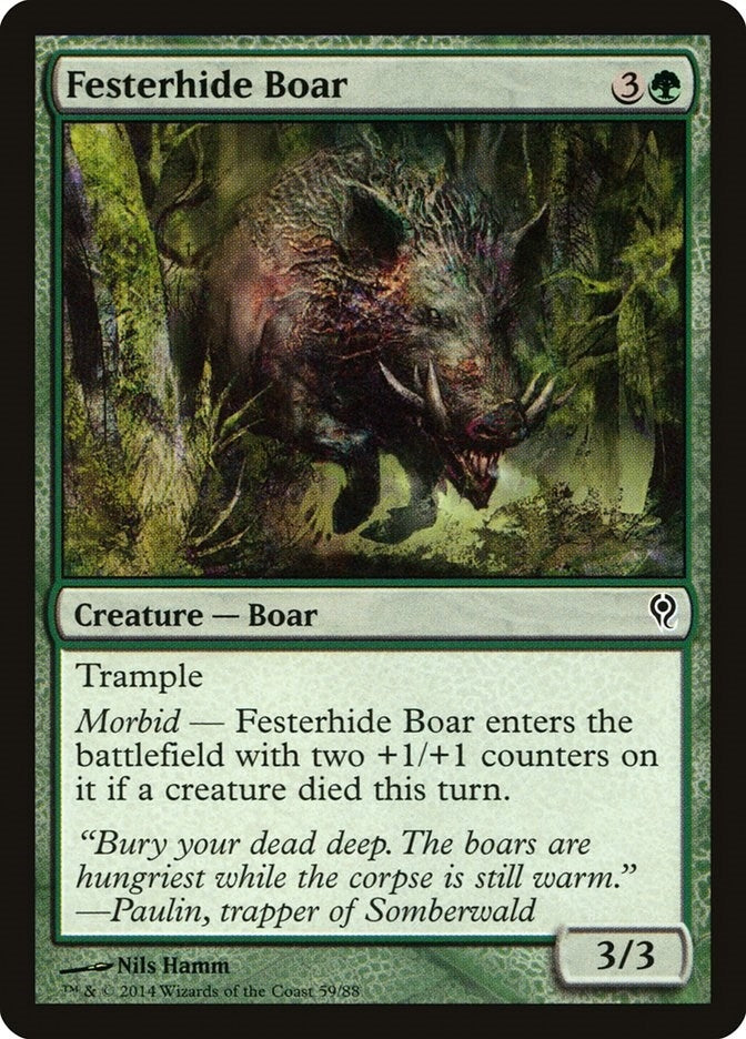 Image for Festerhide Boar (59) (Jace vs. Vraska) - Magic: The Gathering