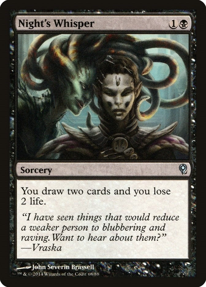 Image for Night's Whisper (68) (Jace vs. Vraska) - Magic: The Gathering