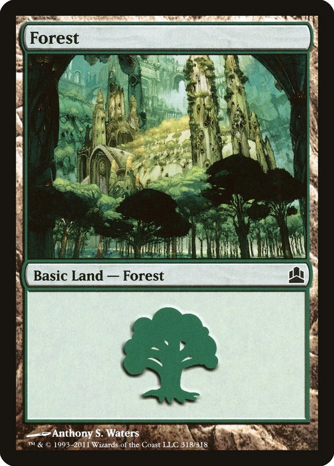 Image for Forest (318) (318) (Commander) - Magic: The Gathering