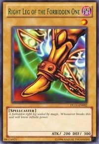 Image for Right Leg of the Forbidden One (Green) (DL11-EN002) (DL) - YuGiOh