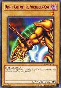 Image for Right Arm of the Forbidden One (Red) (DL11-EN004) (DL) - YuGiOh