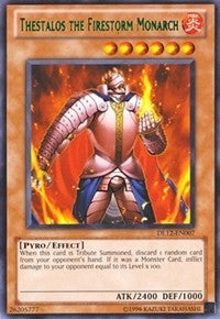 Image for Thestalos the Firestorm Monarch (Green) (DL12-EN007) (DL) - YuGiOh