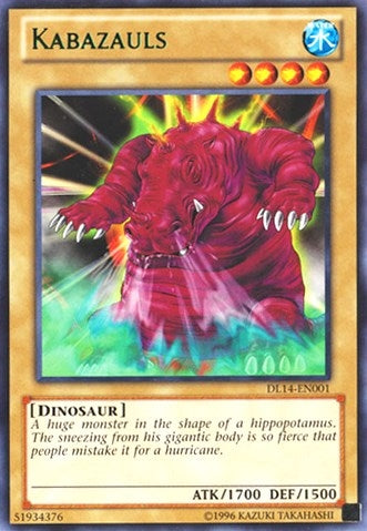 Image for Kabazauls (Green) (DL14-EN001) (DL) - YuGiOh