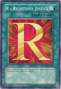 Image for R - Righteous Justice (DR04-EN220) (DR04) - YuGiOh