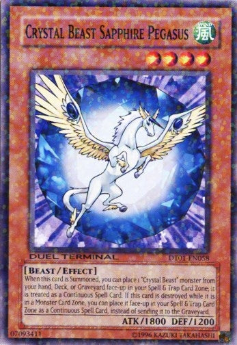 Crystal Beast Sapphire Pegasus (DT01-EN058) (DT01)