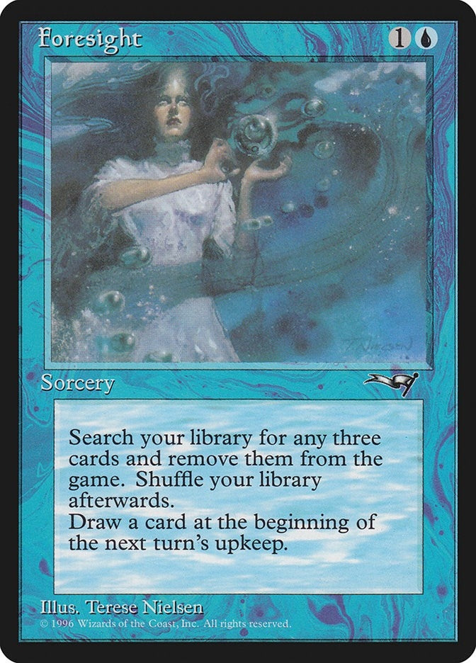 Image for Foresight (White Dress) (44) (Alliances) - Magic: The Gathering