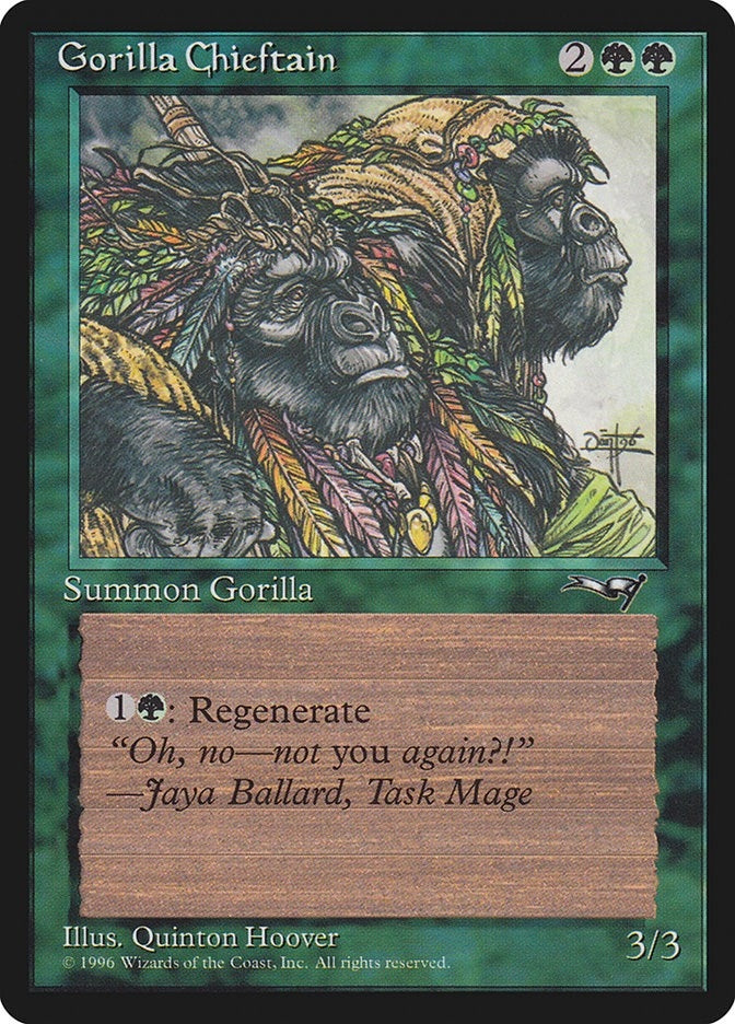 Image for Gorilla Chieftain (2 Gorillas) (78) (Alliances) - Magic: The Gathering
