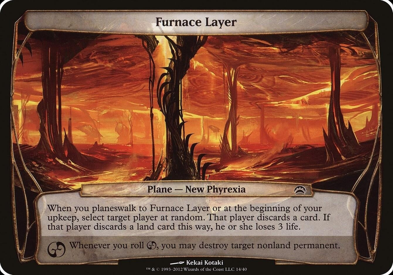 Image for Furnace Layer (Planechase 2012) (14) (Oversize Cards) - Magic: The Gathering