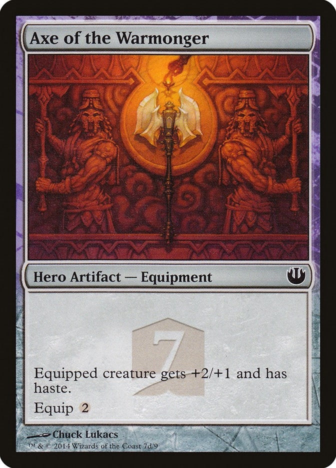 Image for Axe of the Warmonger (7d) (Hero's Path Promos) - Magic: The Gathering